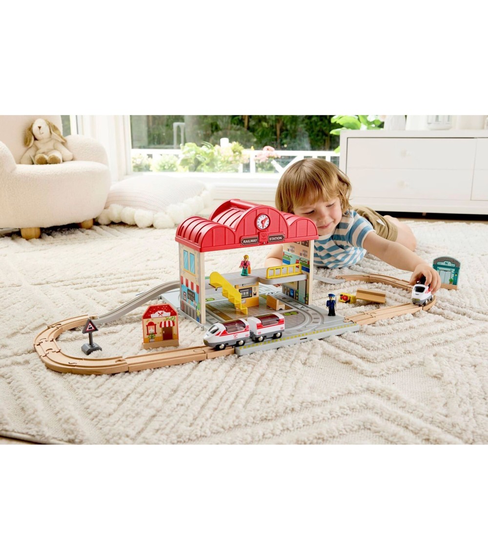 Tragbares Bahnhof-Set