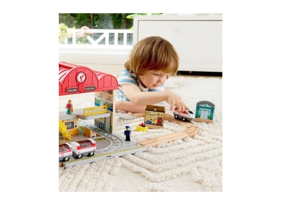 Tragbares Bahnhof-Set