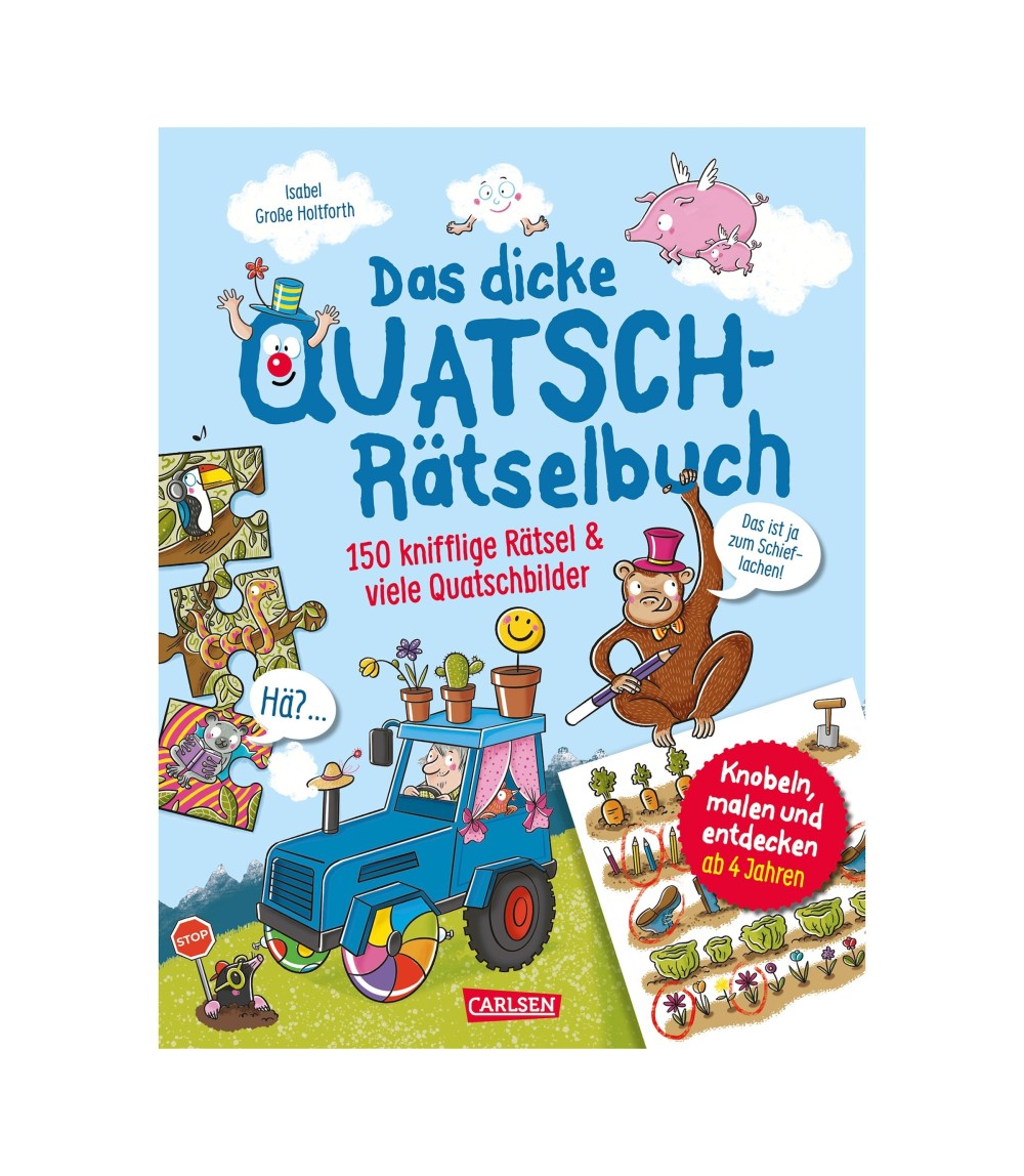 Das dicke Quatsch-Rätselbuch