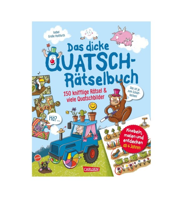 Das dicke Quatsch-Rätselbuch