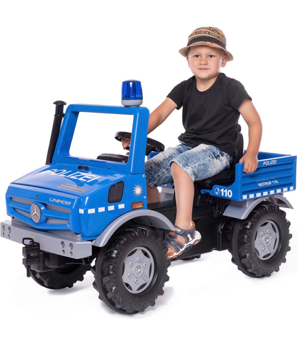 Tretfahrzeug rollyUnimog Polizei
