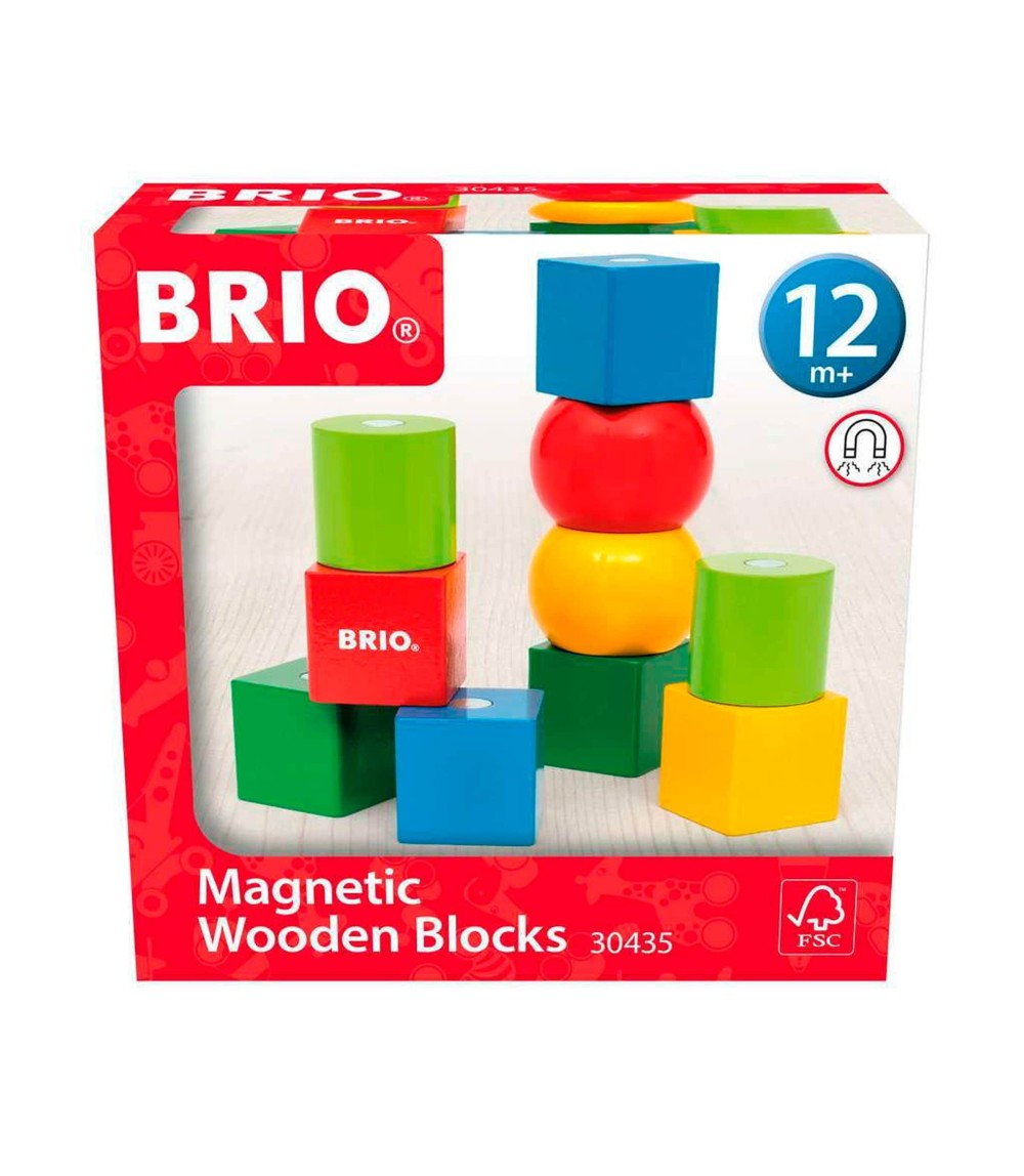 Magnetische Holzbausteine