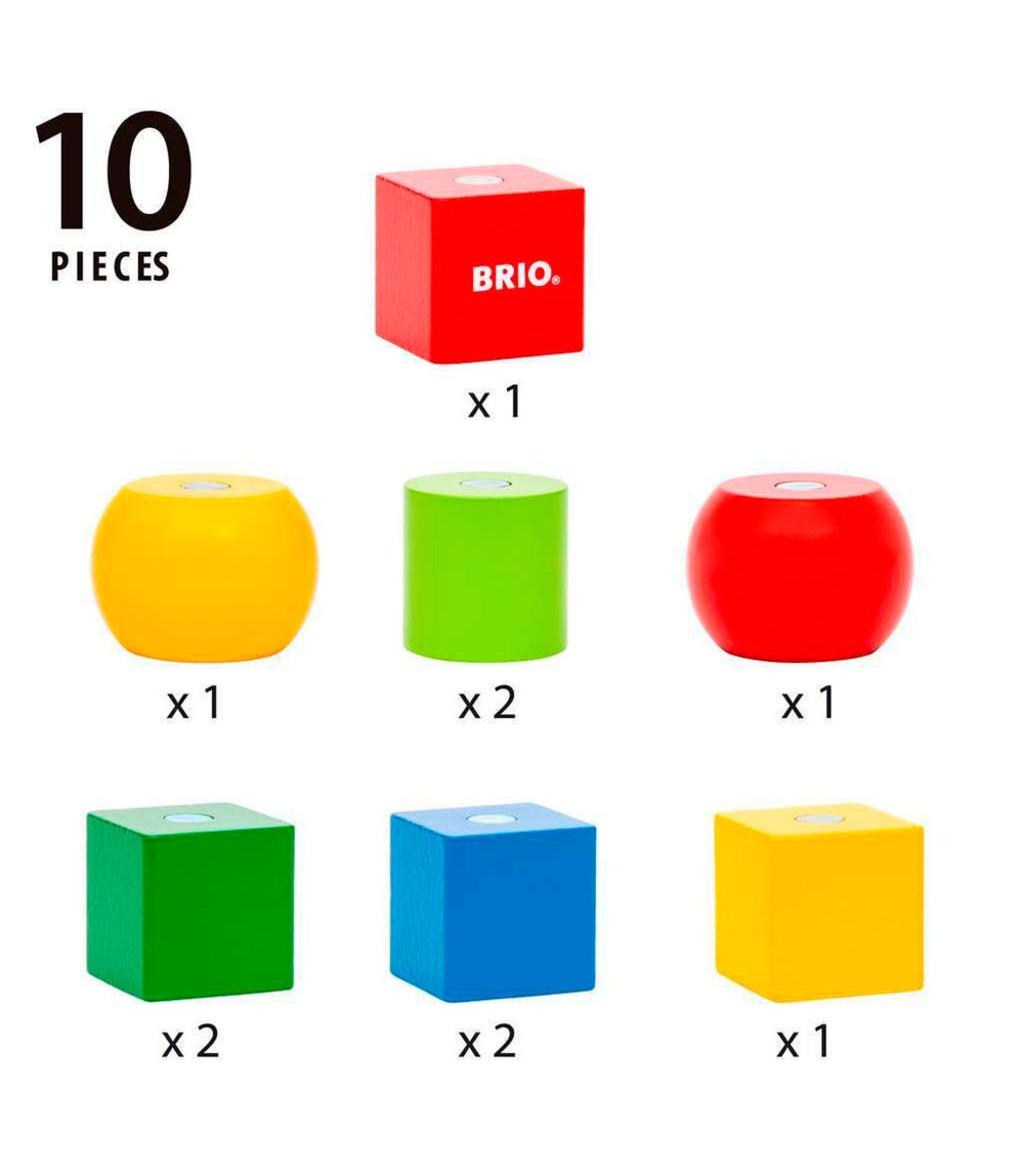 Magnetische Holzbausteine