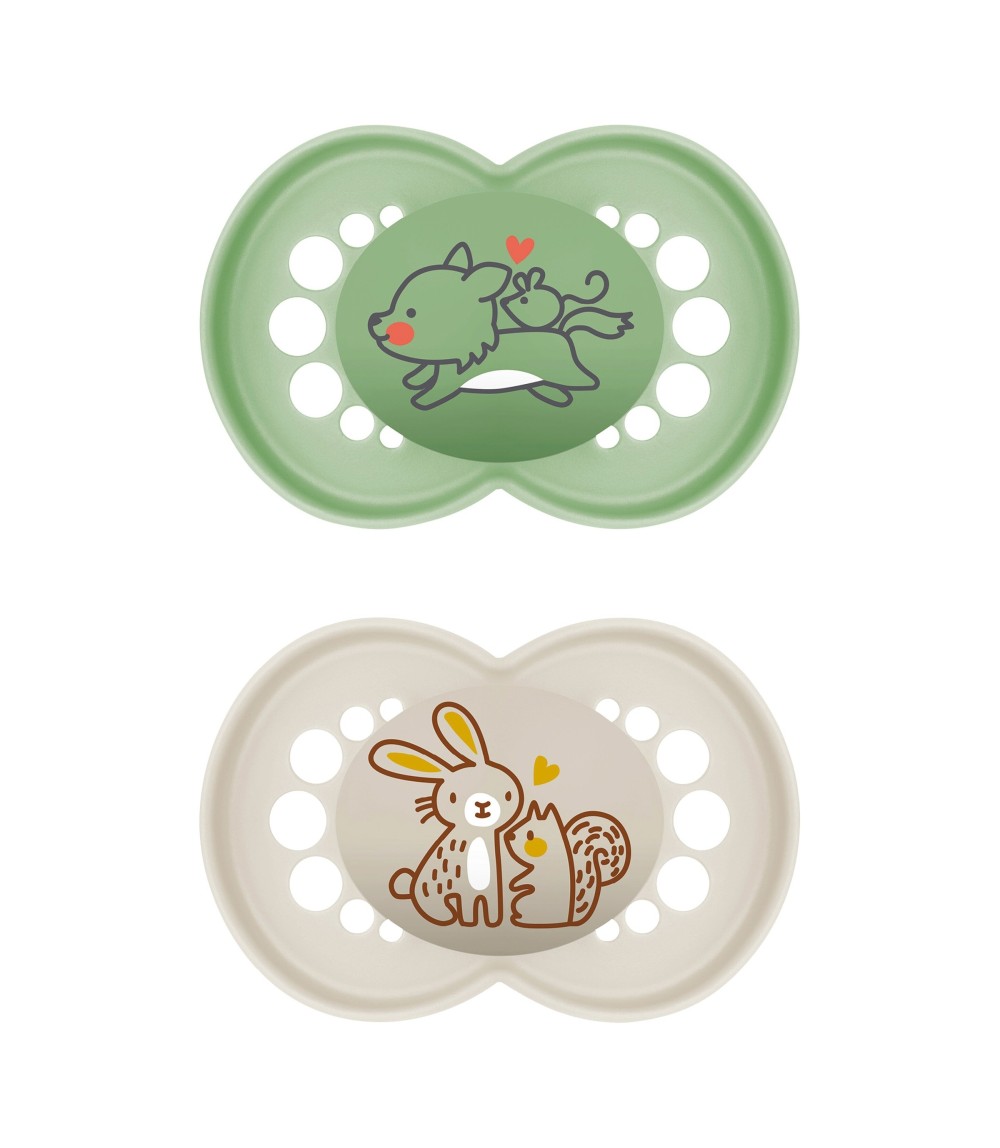 2er-Pack Schnuller Original Silikon