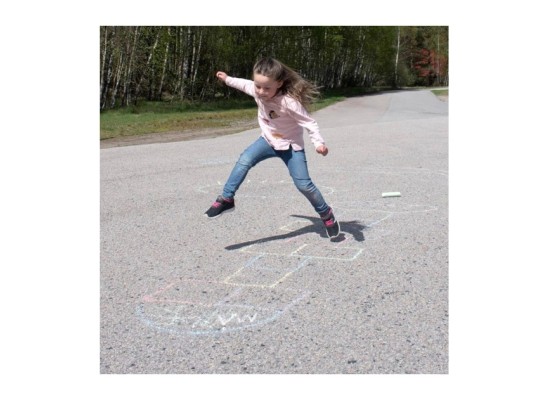 Straßenmalkreide im Eimer 20 Stk.