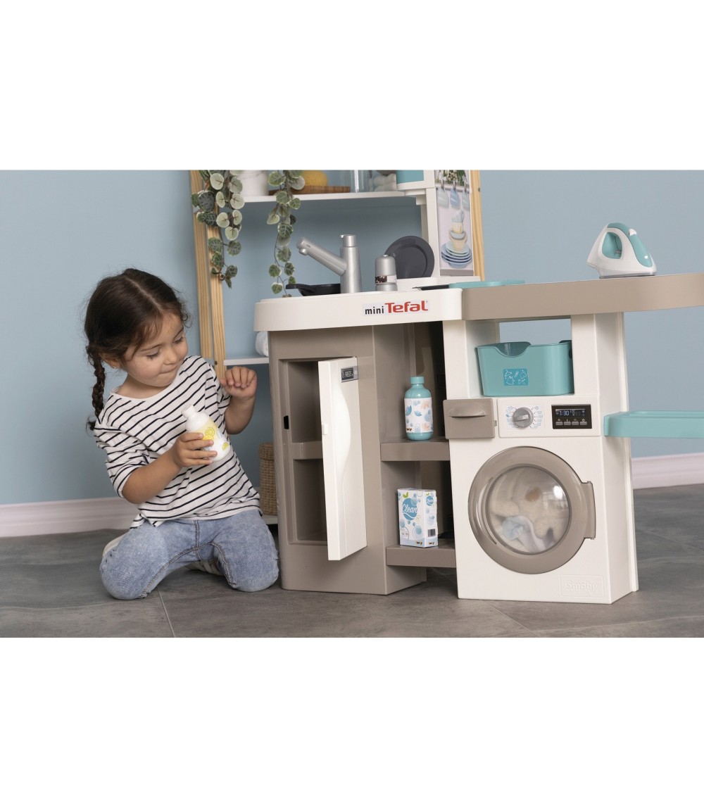 Kinderküche Tefal Studio mit Waschmaschine