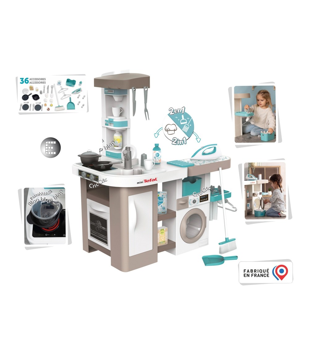 Kinderküche Tefal Studio mit Waschmaschine
