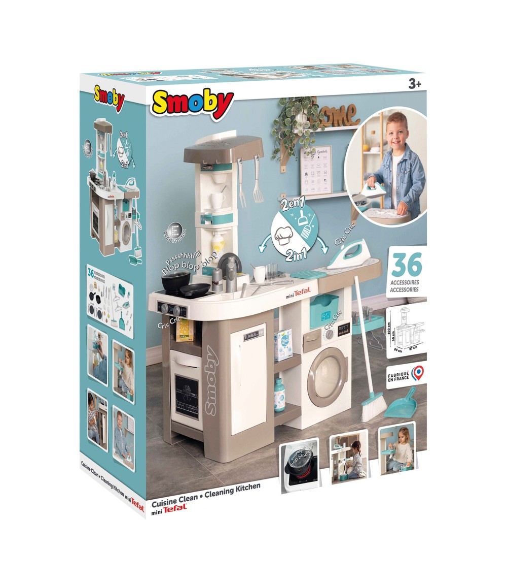 Kinderküche Tefal Studio mit Waschmaschine