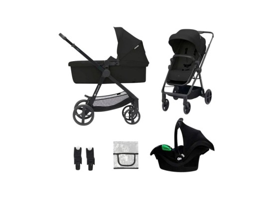 Kombikinderwagen NEWLY 3in1 Trio-Set inkl. Babyschale MINK PRO