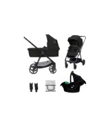 Kombikinderwagen NEWLY 3in1 Trio-Set inkl. Babyschale MINK PRO