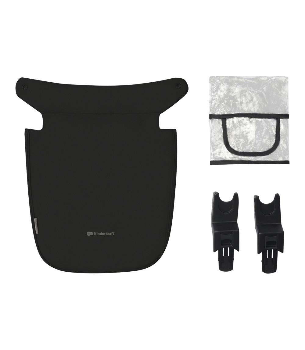 Kombikinderwagen NEWLY 3in1 Trio-Set inkl. Babyschale MINK PRO