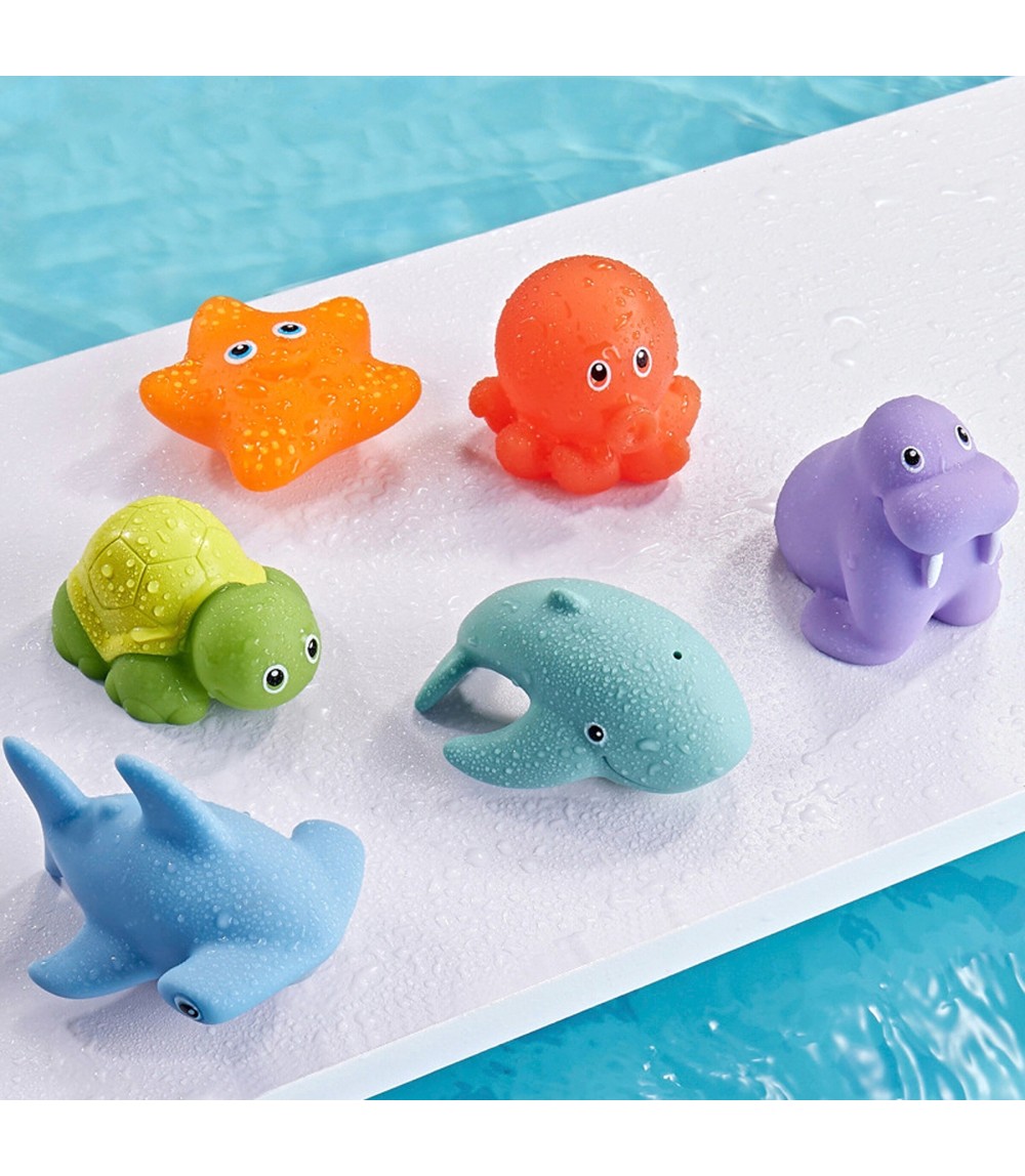 Badespielzeug Badewannenfreunde mit Fischernetz