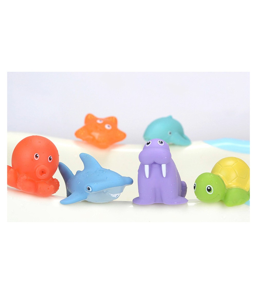 Badespielzeug Badewannenfreunde mit Fischernetz