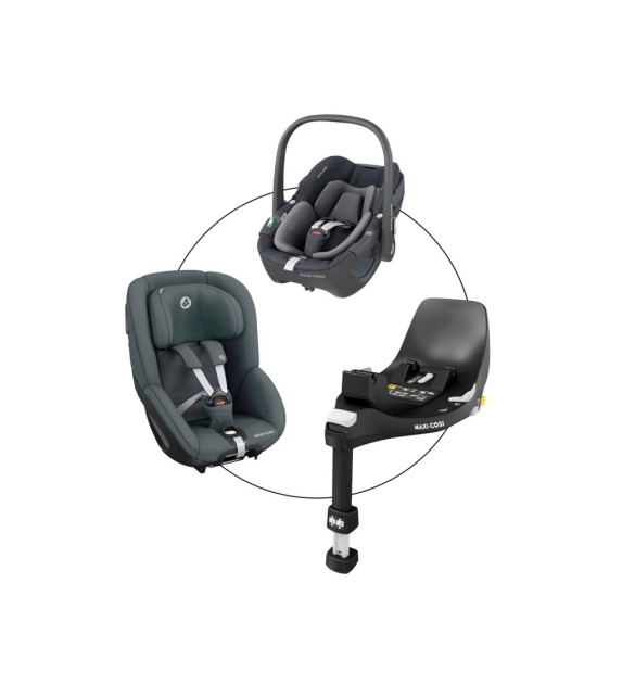 Babyschale Pebble 360 inkl. Kindersitz Pearl 360 und Isofix-Basis FamilyFix 360