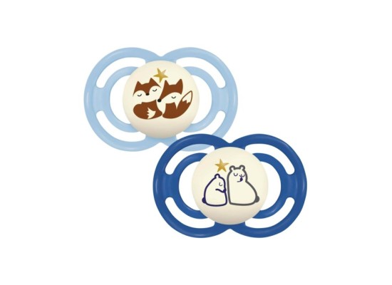 2er-Pack Schnuller Perfect Night Silikon