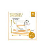 Schaukeltier aus Holz Zebra