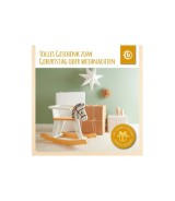 Schaukeltier aus Holz Zebra