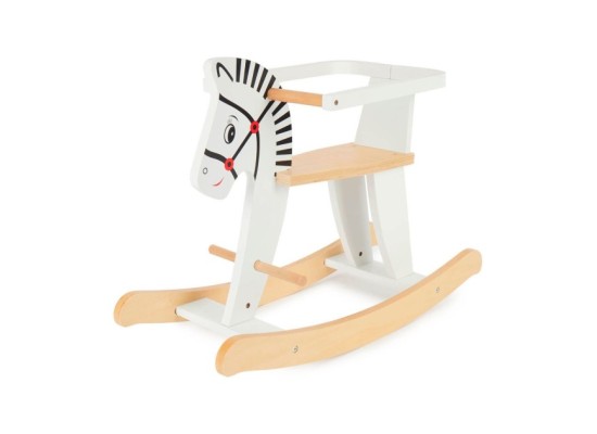 Schaukeltier aus Holz Zebra