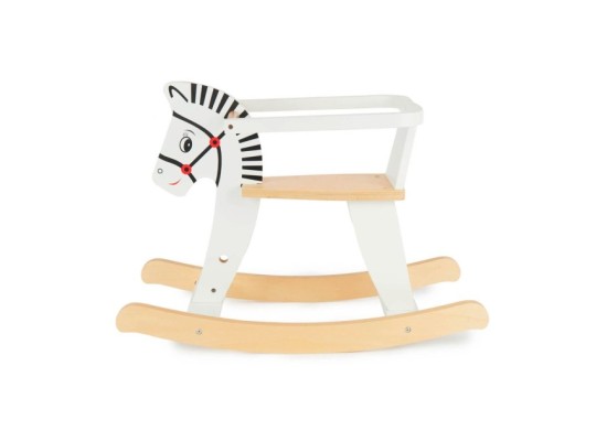 Schaukeltier aus Holz Zebra