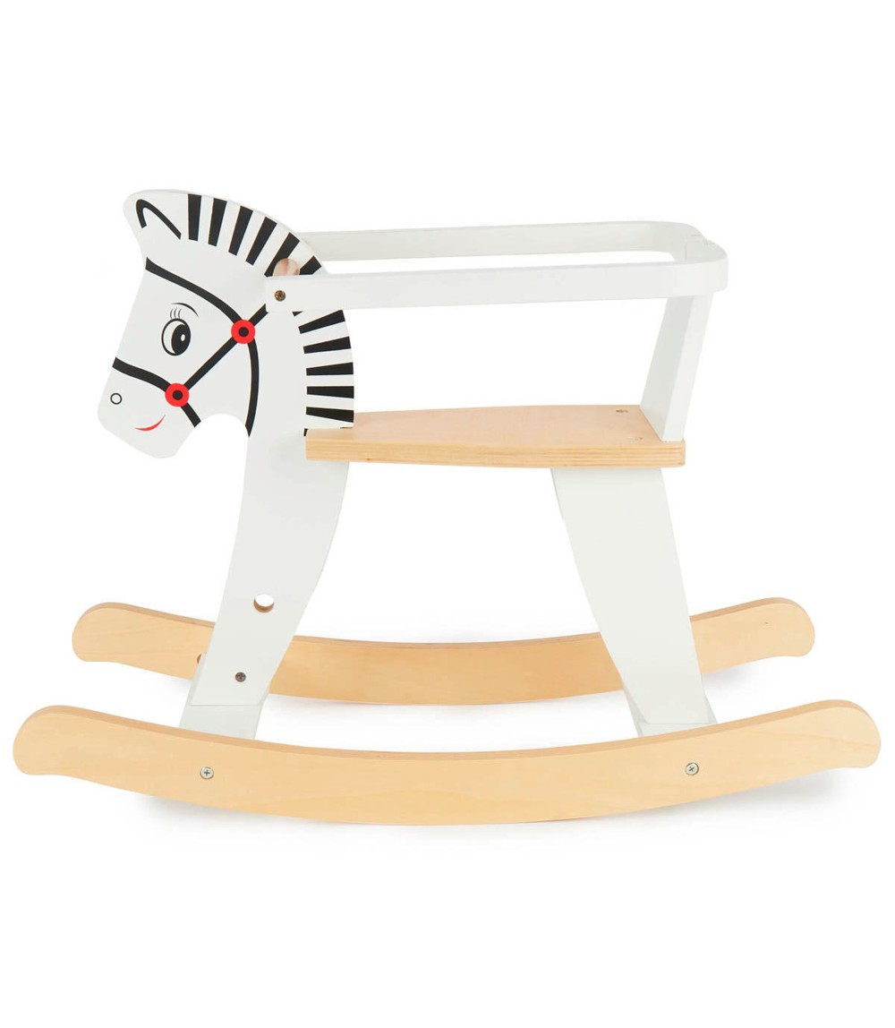 Schaukeltier aus Holz Zebra