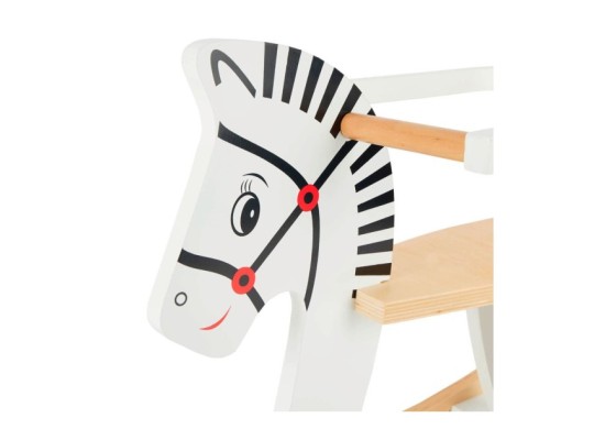 Schaukeltier aus Holz Zebra