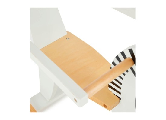 Schaukeltier aus Holz Zebra