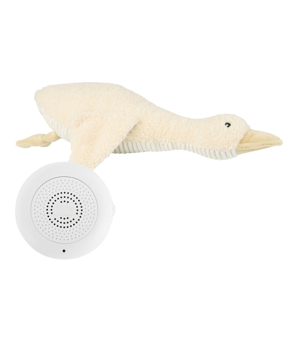 Herzschlag-Kuscheltier Ente Liva 35cm