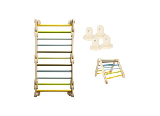 Kletterdreieck-Sprossenwand 2in1 Adventure
