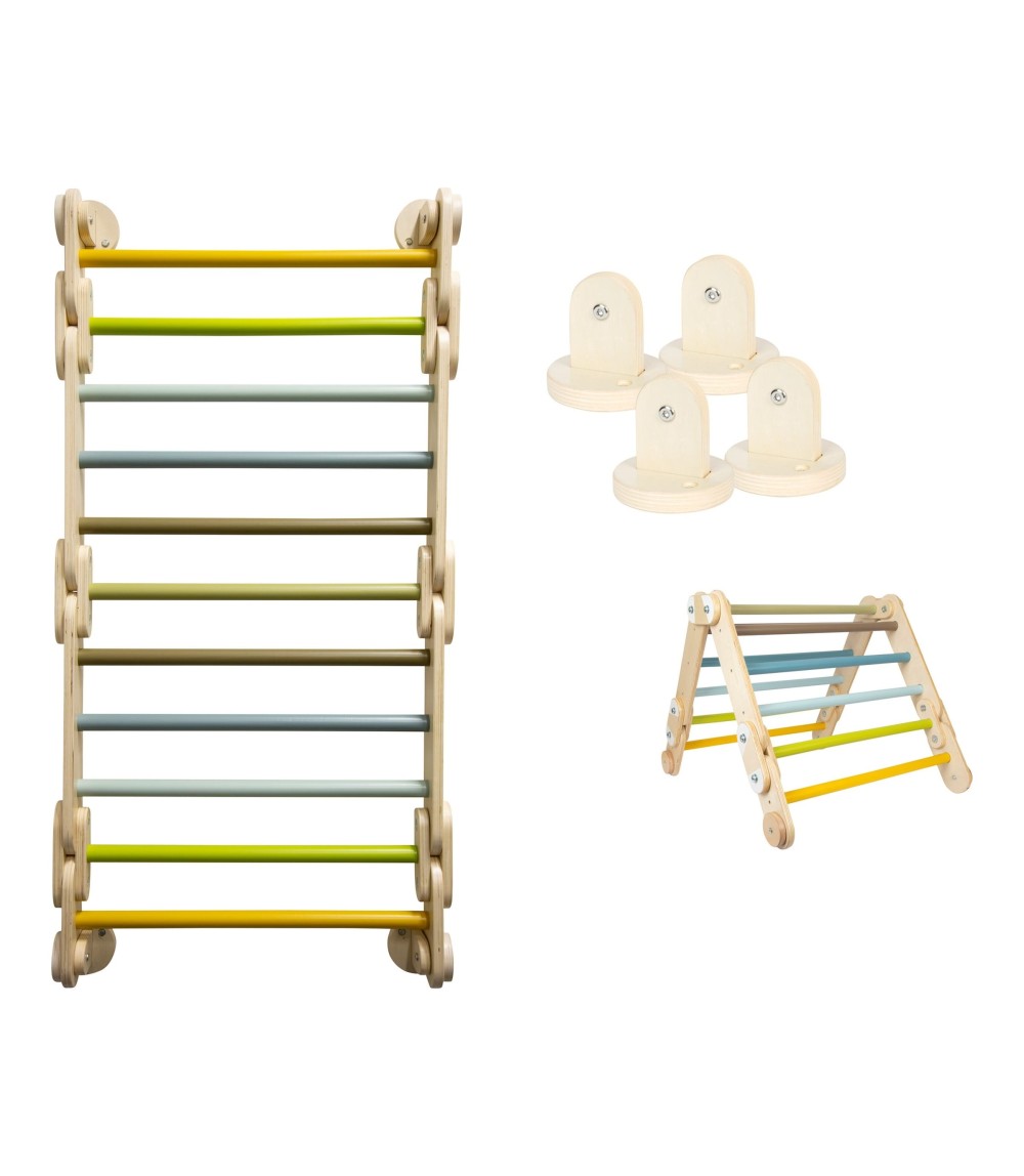 Kletterdreieck-Sprossenwand 2in1 Adventure