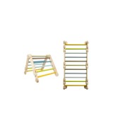 Kletterdreieck-Sprossenwand 2in1 Adventure