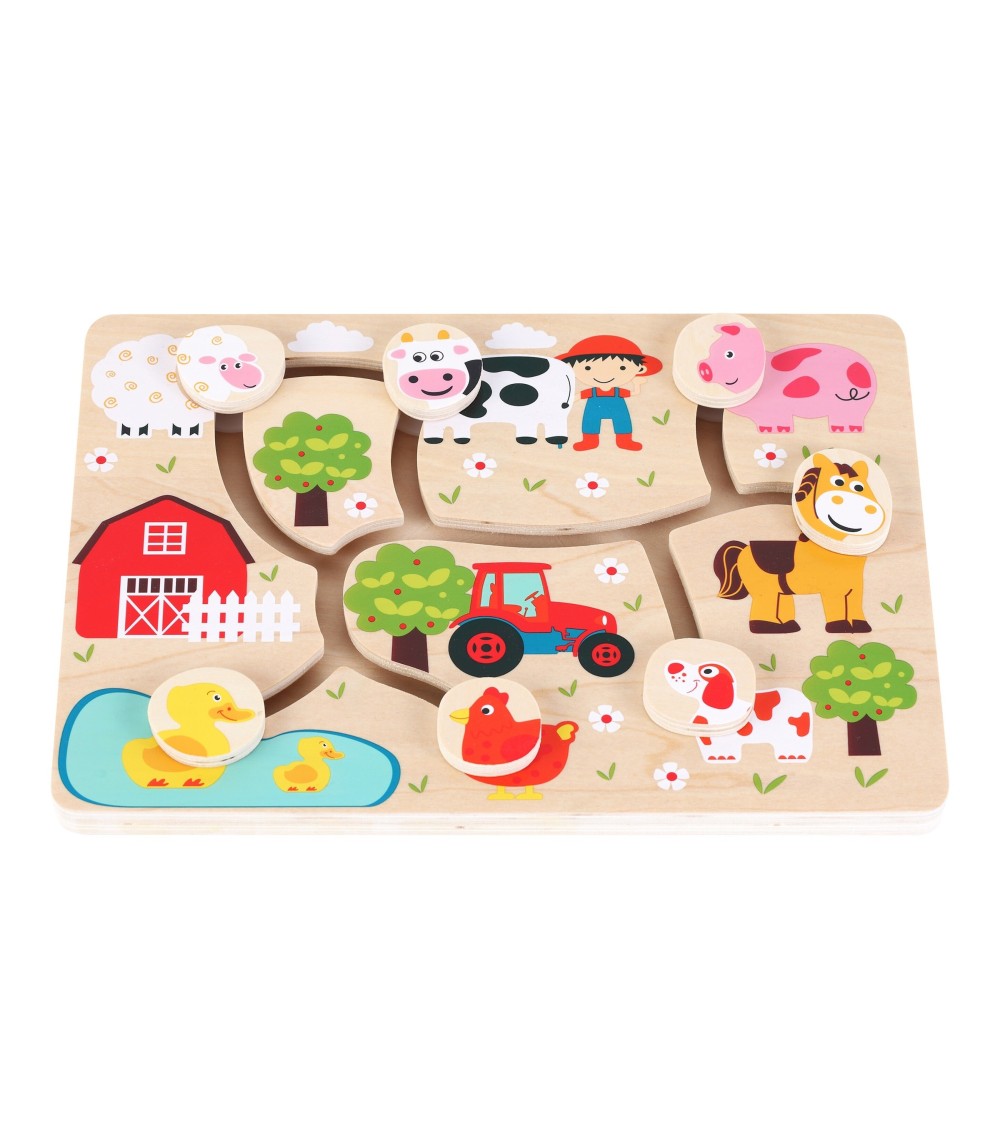 Motorikspiel Tiere auf Bauernhof