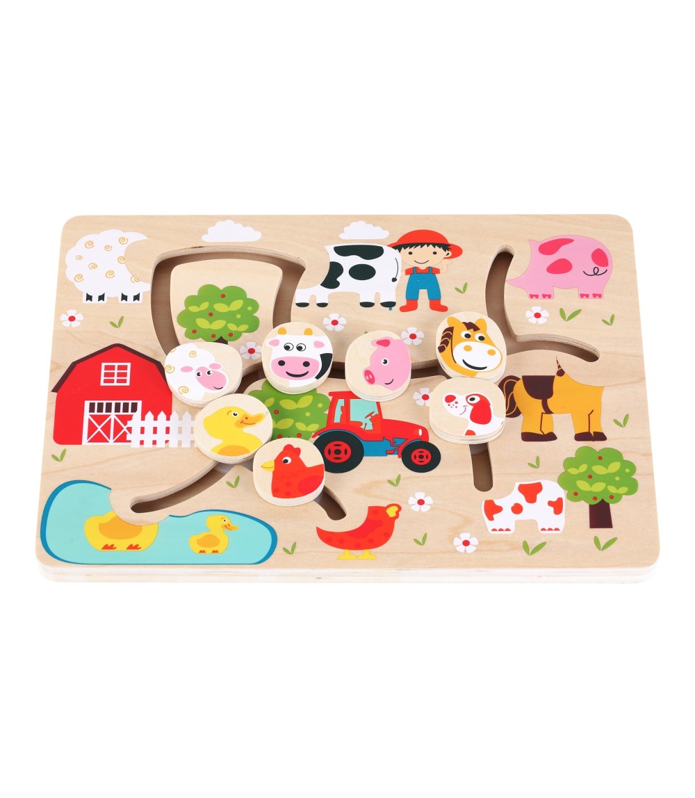 Motorikspiel Tiere auf Bauernhof