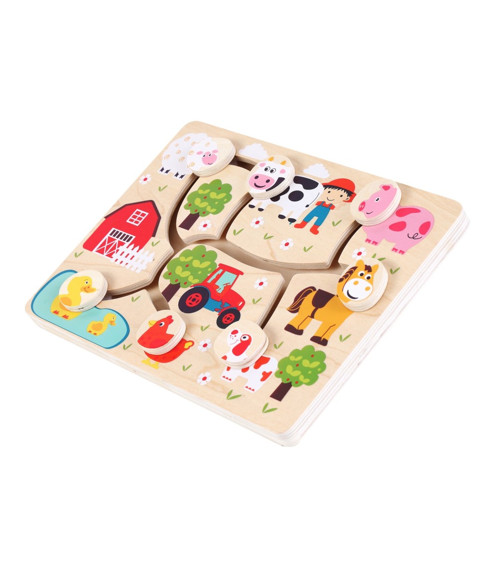 Motorikspiel Tiere auf Bauernhof