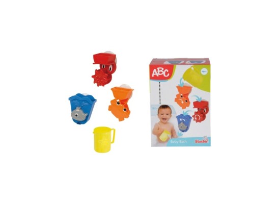 Badespielzeug ABC Badespielset