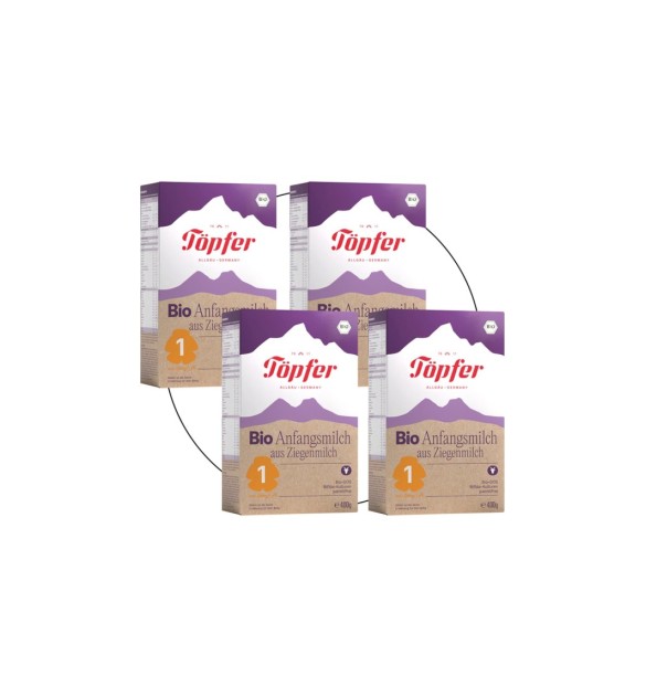 Bundle 4er Pack Bio Anfangsmilch Ziege 1