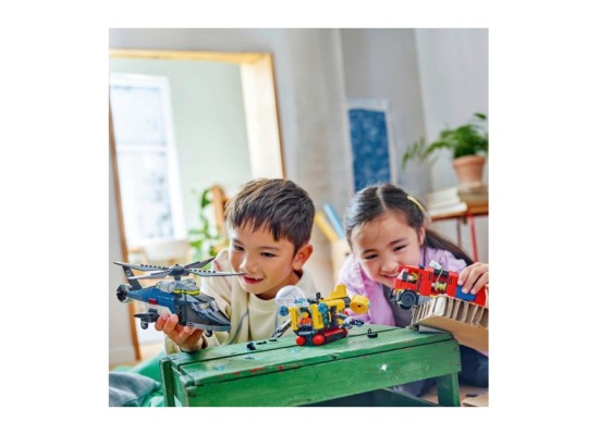 60462 Kombinationsset mit Hubschrauber, Löschauto und U-Boot