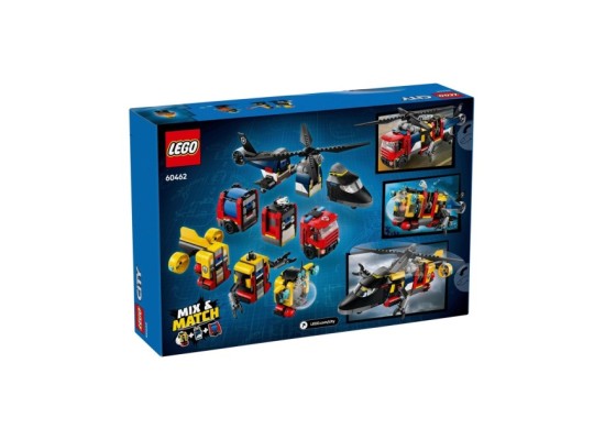 60462 Kombinationsset mit Hubschrauber, Löschauto und U-Boot