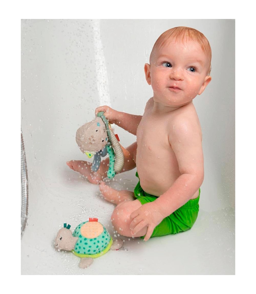 Bade-Schwamm Schildkröte Meereskinder