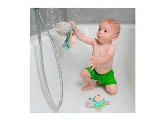 Bade-Schwamm Schildkröte Meereskinder