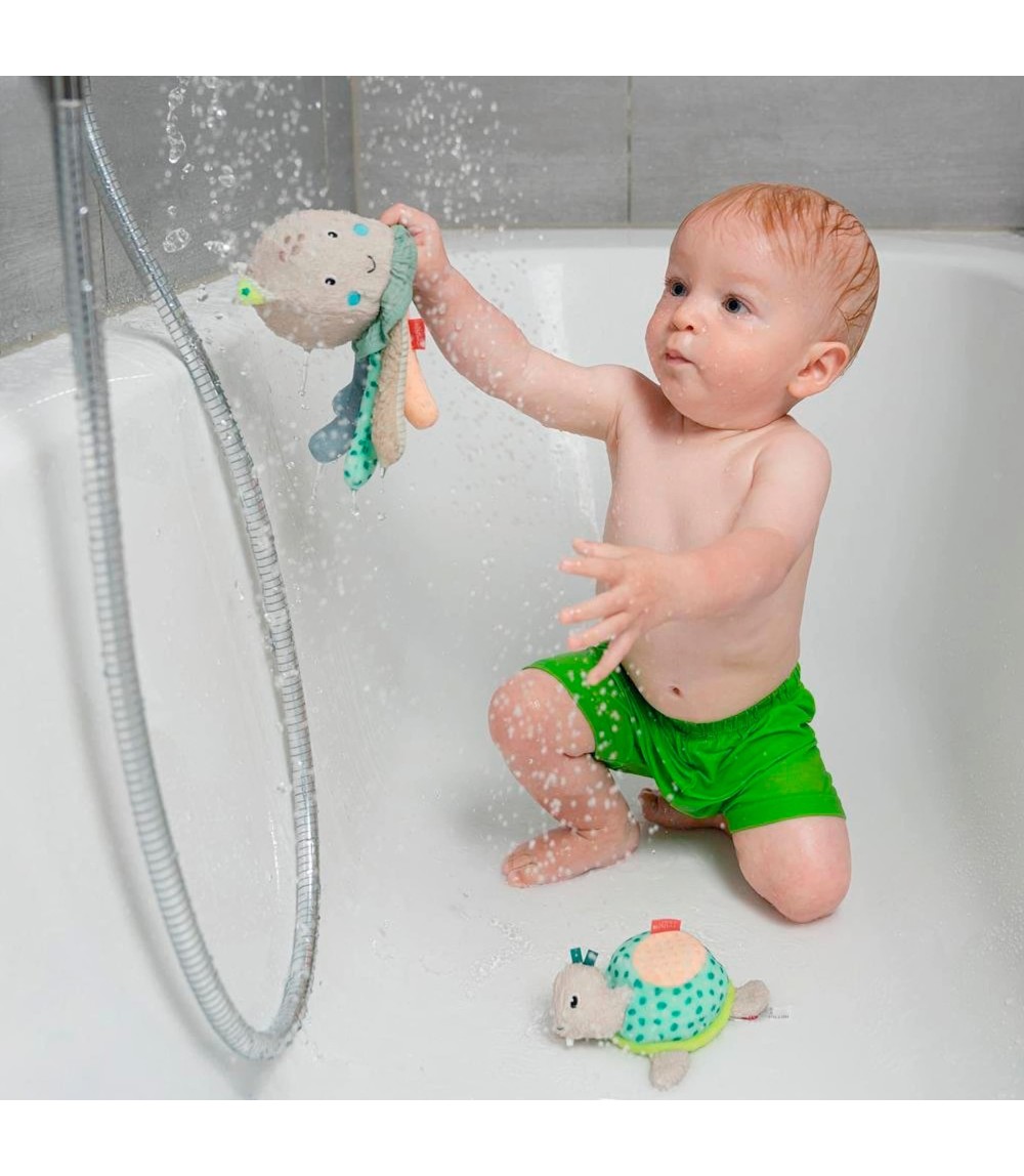 Bade-Schwamm Schildkröte Meereskinder