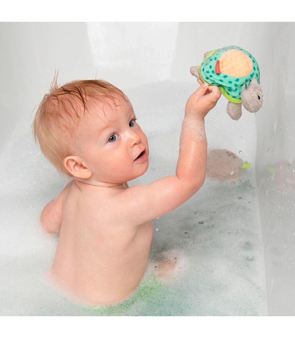 Bade-Schwamm Schildkröte Meereskinder