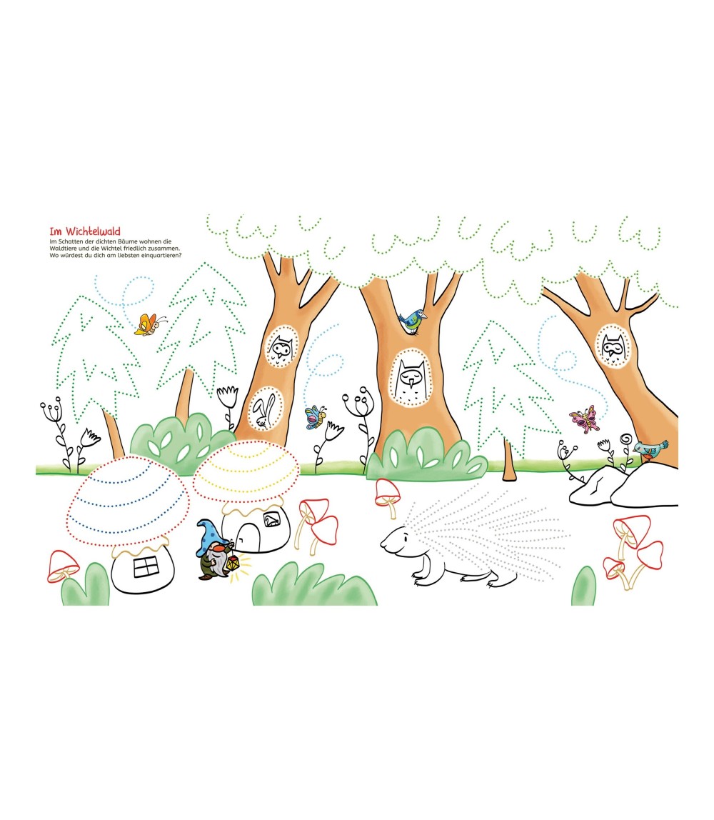 Kunterbunte Schwungübungen