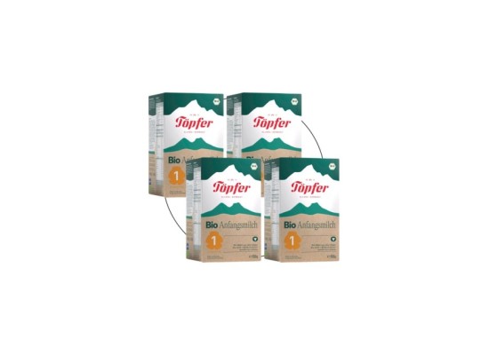 Bundle 4er Pack Bio Anfangsmilch 1  600 g