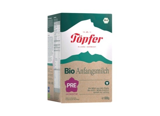 Bundle 3er Pack Bio Anfangsmilch Pre 600 g