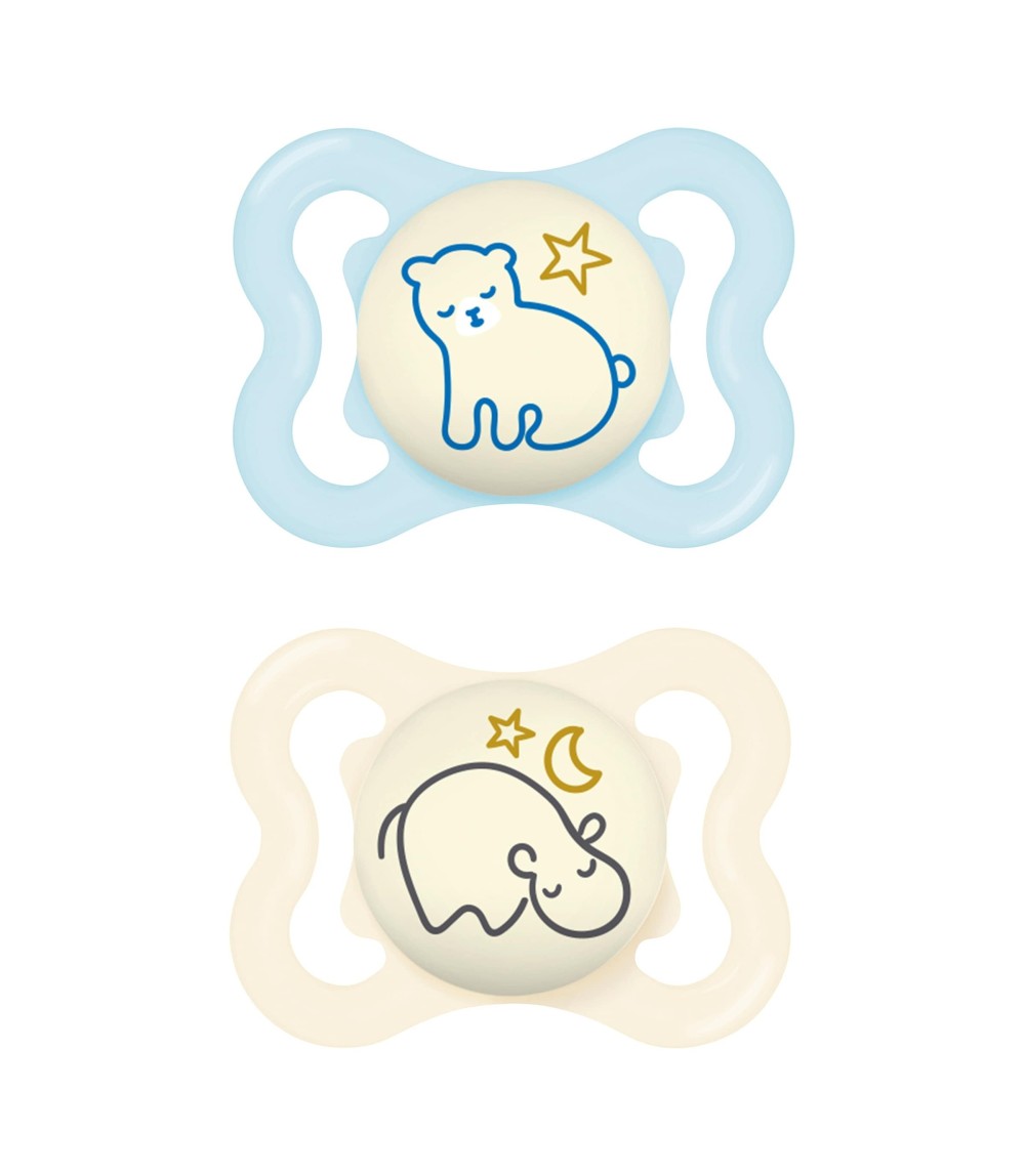 2er-Pack Schnuller Supreme Night Silikon