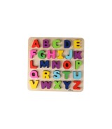 27-tlg. Holzpuzzle ABC Buchstaben