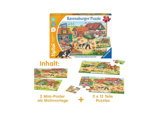 Puzzle für kleine Entdecker - Bauernhof