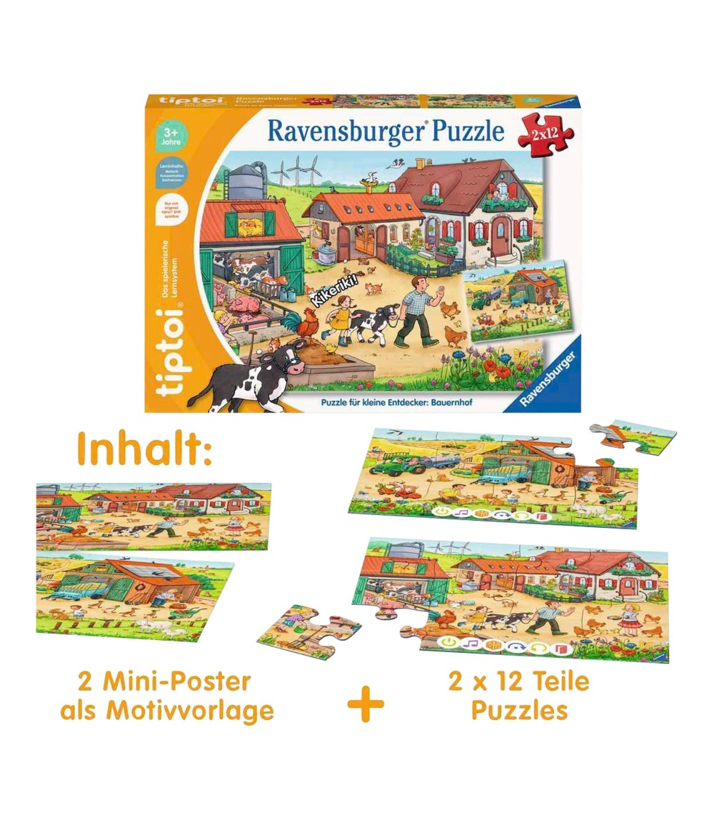 Puzzle für kleine Entdecker - Bauernhof