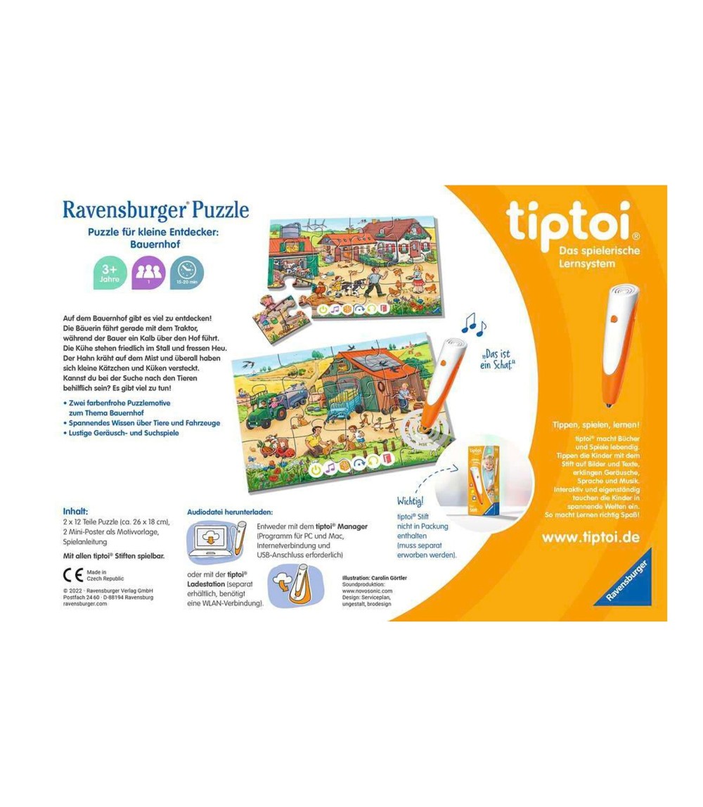 Puzzle für kleine Entdecker - Bauernhof