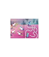 Stickern & Rätseln - Einhörner